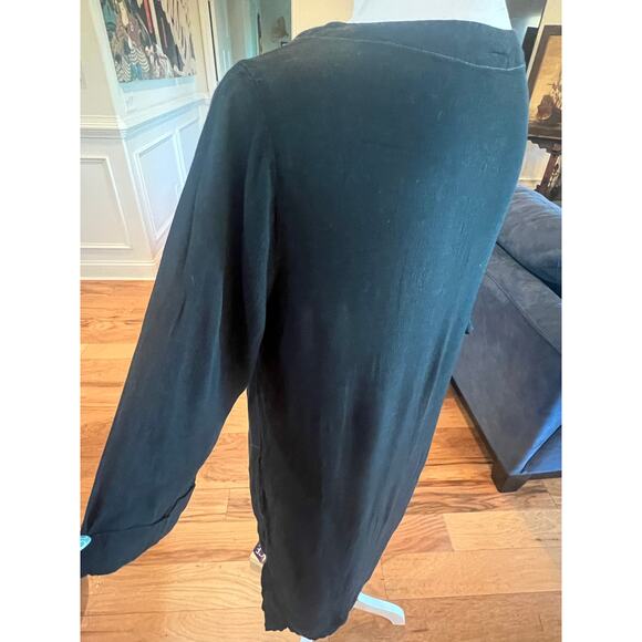 HOLDING HORSES GREACA MIDI   3/4 SLEEVE SPLIT SIDES DRESS WOMENS SIZE XS - Picture 3 of 7